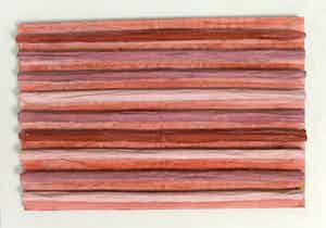 L.P. Boone - Structuur in roze-rood verkocht voor € 150!