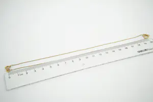 117 - 18krt geelgouden choker met diamanten harthanger ca0.15crt briljant kopen? Bied vanaf 160!