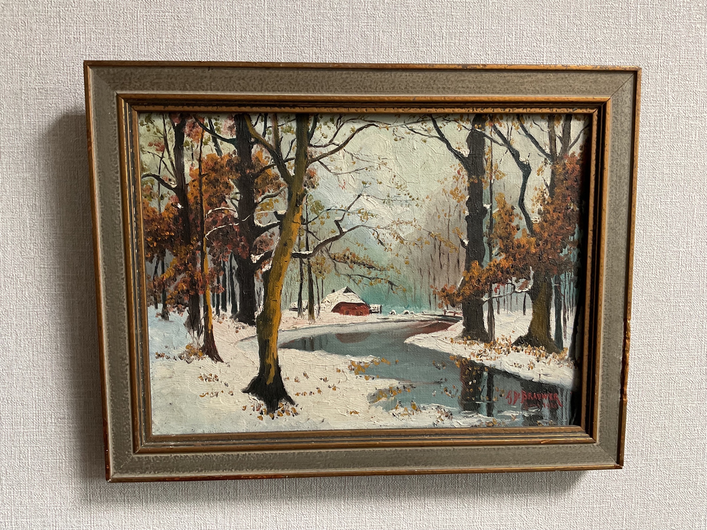 Buy Georges De Brauwer - Winter in Vlaanderen.? Bid from 20!
