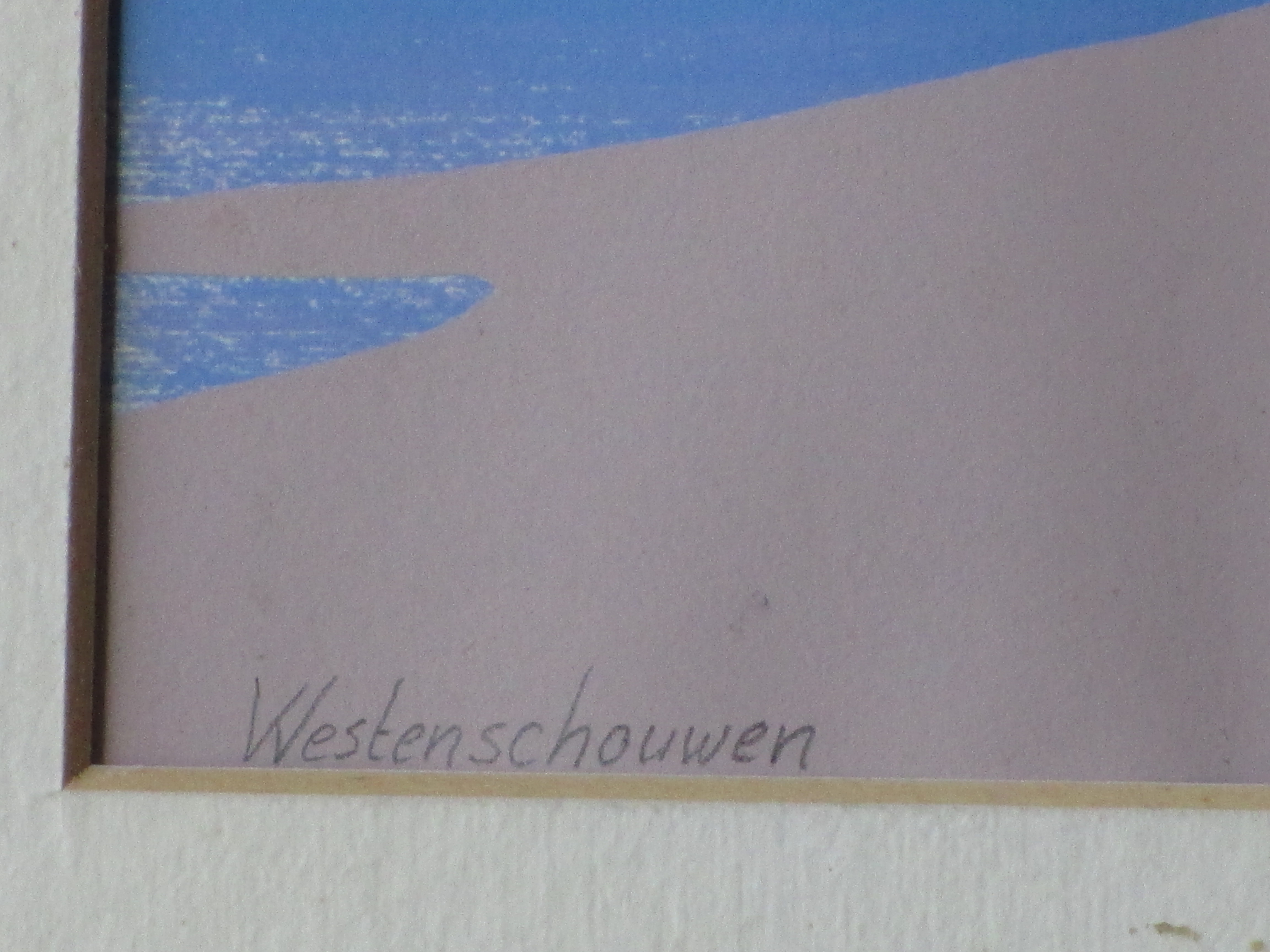 Agnes Kersten - Strand Westenschouwen - Zeefdruk kopen? Bied vanaf 45!