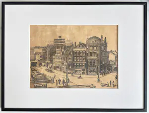 AcheterMarius Janssen - Vooroorlogse ets Hofplein Rotterdam (ca. 1915–1925)? Enchérissez de 30!