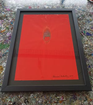 Bernard Aubertin - "Semena"- Verbrand papier (Pyrografie) - 2010 - Certificaat kopen? Bied vanaf 125!