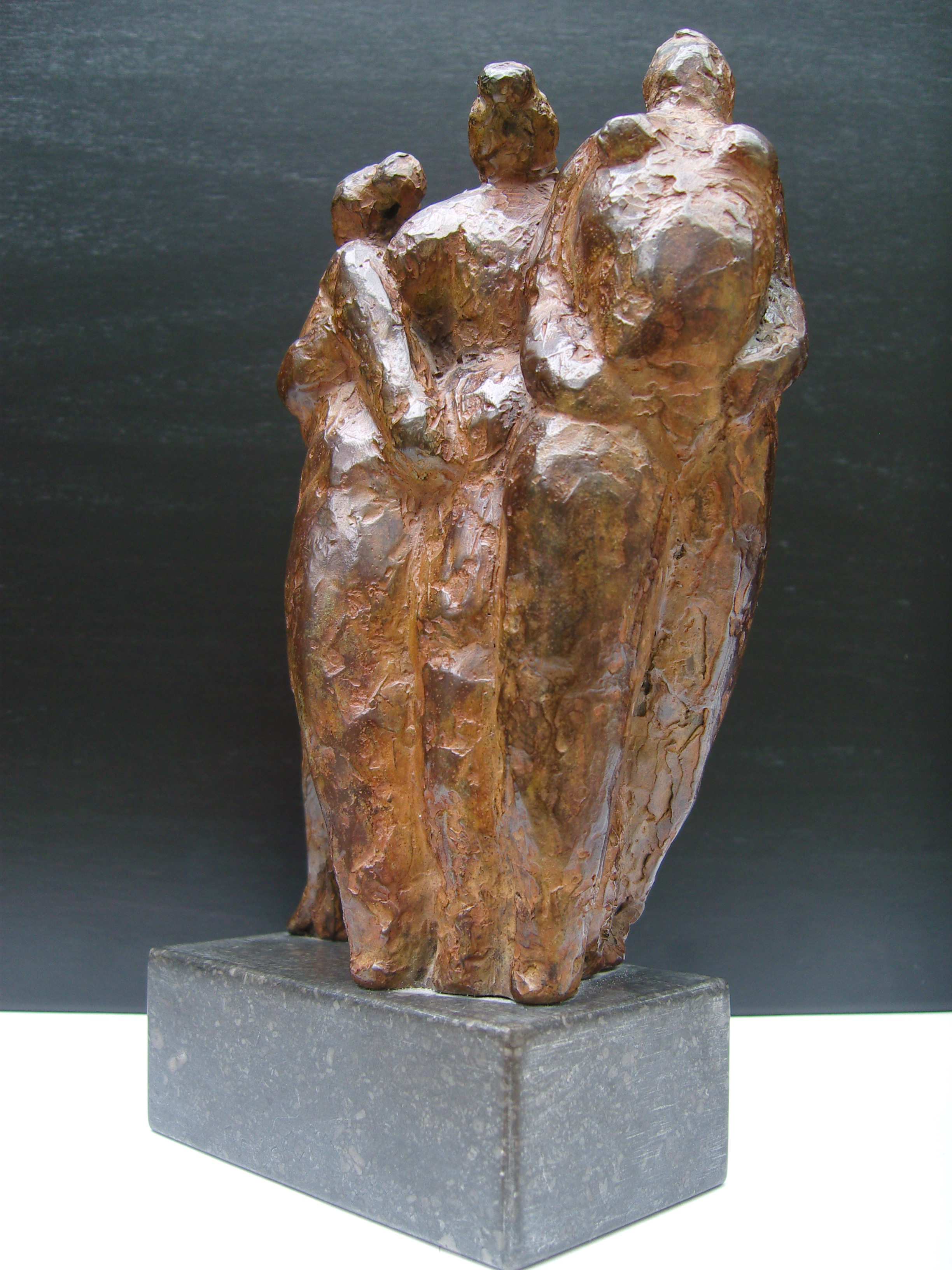 Brons (Onbekend) - Beeldengroep drie naakte dames kopen? Bied vanaf 300!