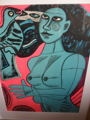 Corneille - Litho. Titel, Voir L' Oiseau. (groot) kopen? Bied vanaf 325!