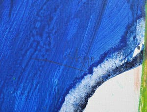 Arty Grimm - Gemengde techniek op doek, Abstracte compositie - Ingelijst kopen? Bied vanaf 300!
