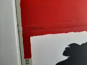 Robert Motherwell - Litho, Omslag van de catalogus van de Galerie Berggruen, Parijs, 1980. kopen? Bied vanaf 25!
