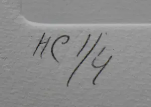 Klaas Gubbels - Ets/aquatint, met de hand bewerkt met roze aquarel: "Mijn model" - 1987 kopen? Bied vanaf 395!