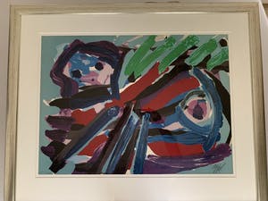 Karel Appel - Another blue head again kopen? Bied vanaf 350!