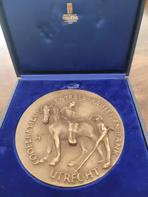 AcheterAlbert Termote - Man op paard praat met landarbeider met schoffel? Enchérissez de 75!
