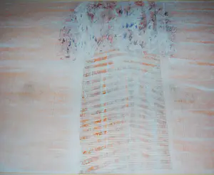 Wil Klaassen - Zonder titel (vaas met bloemen) - ingelijste grote gouache kopen? Bied vanaf 120!