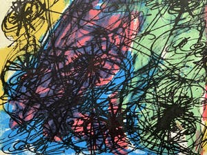 Henk Hesselius - kleurenzeefdruk | 'Experimenteel universum' | 1948-1997 kopen? Bied vanaf 35!