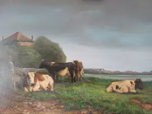 Hendrik Savrij - Koeien aan de waterkant kopen? Bied vanaf 140!