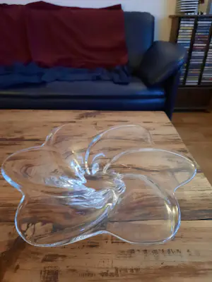 Holmegaard - Bloemvormige schaal kopen? Bied vanaf 50!