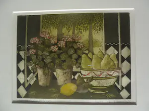 Laetitia de Haas - Ets, Keukentafel. kopen? Bied vanaf 35!