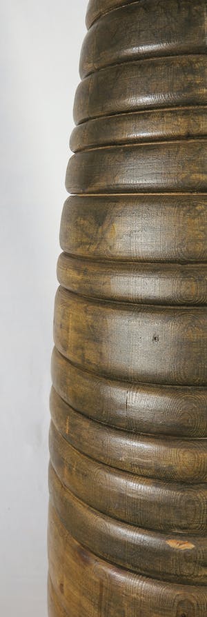Aart Huizer - Hout en metaal, Kegel II (Groot) kopen? Bied vanaf 1!