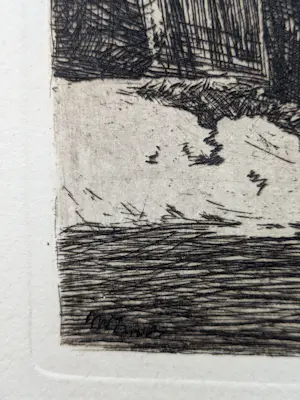 Willem de Zwart - 1889 - Takkenbos bij een heining met bomen kopen? Bied vanaf 40!