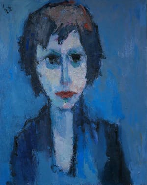 Karel Bleijenberg - Acryl op doek, Zonder titel - Ingelijst kopen? Bied vanaf 1000!