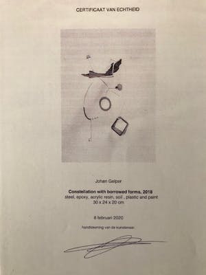 Johan Gelper - Constellation with abstract head and borrowed forms kopen? Bied vanaf 250!