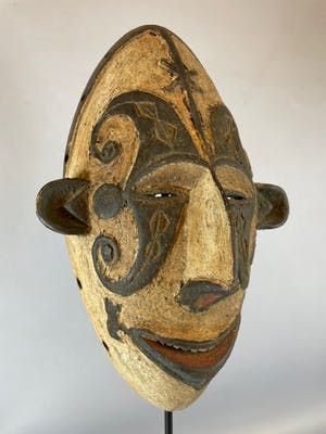 Igbo - African Tribal Used Baule mask - Iv. Coast. kopen? Bied vanaf 35!