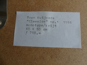 Toon Kuijpers - Pastel/Krijt. Classics 1 kopen? Bied vanaf 35!