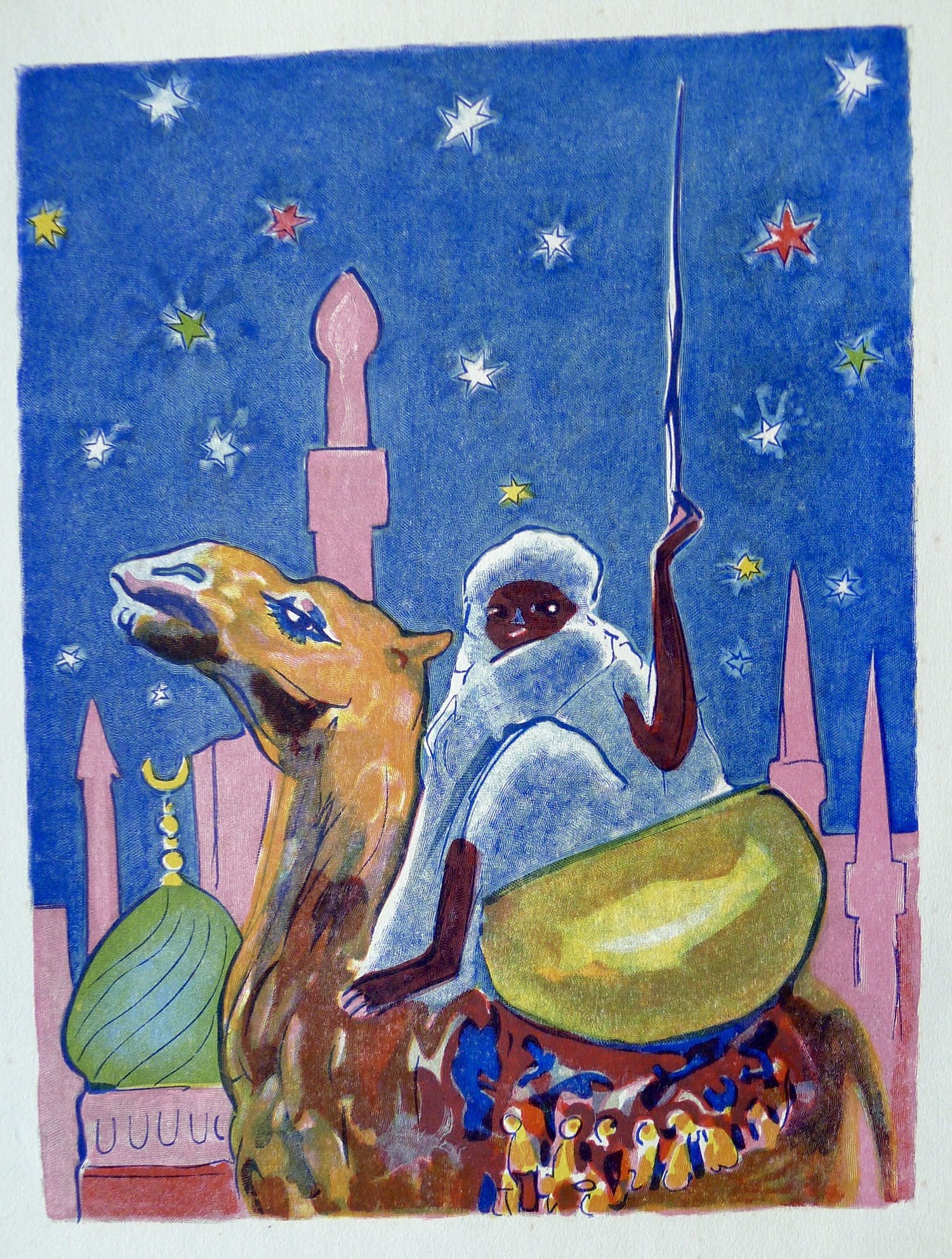 Kees van Dongen - Gravure 1001 nacht: 'Le voyage de Kamaralzamân kopen? Bied vanaf 10!