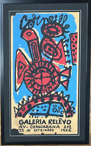 Corneille - Zeldzame lithografische affiche uit 1966 Galeria RELEVO Ceres Franco kopen? Bied vanaf 500!