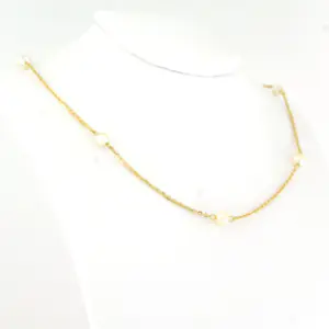 Carl Bucherer - 18k geelgouden collier met parel - 40 cm kopen? Bied vanaf 310!
