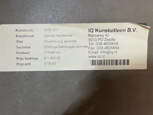 George Heidweiller - Houston in 2 seconds kopen? Bied vanaf 195!