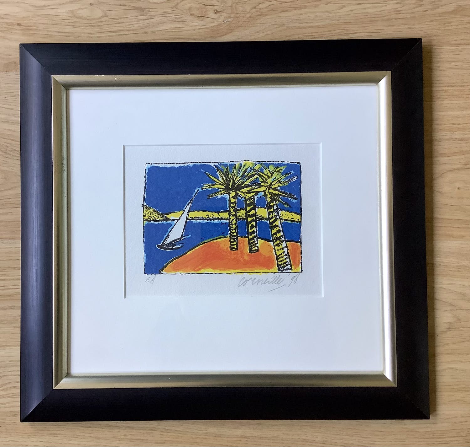 Corneille - Bateau sur le lac verkocht voor € 175!