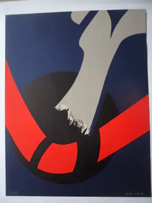 James Pichette - Lithographie Abstraction signée ( Ondertekende abstractie) kopen? Bied vanaf 40!