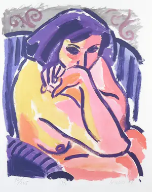 Corneille - Twee zeldzame litho's naar Matisse en Picasso, Wanda en Groene vrouw - Ingelijst kopen? Bied vanaf 850!
