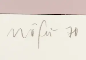 Werner Nöfer - Siebdruck, Ohne titel kopen? Bied vanaf 50!