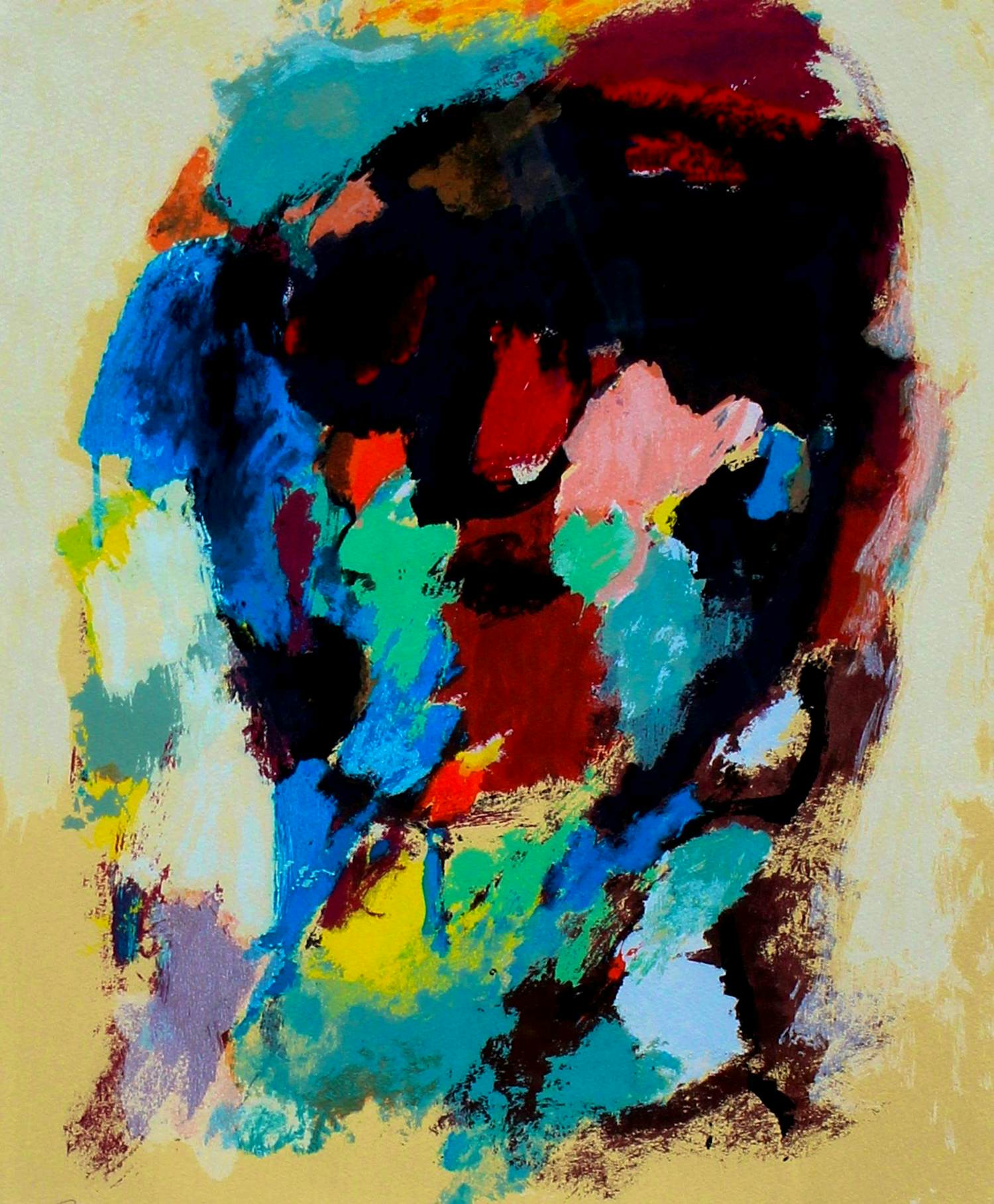 Eugène Brands - Ingelijste zeefdruk: the gardener kopen? Bied vanaf 350!