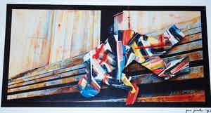 Jean Ruiter - Grote kleurenfoto, 1993 verkocht voor € 75!