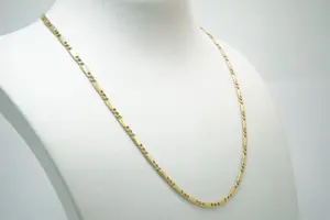 58 - Zo goed als nieuw en relatief lang 18krt geel-gouden fantasie collier kopen? Bied vanaf 850!