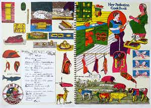 Jacqueline de Jong - New Perfection Cookbook, litho verkocht voor € 45!