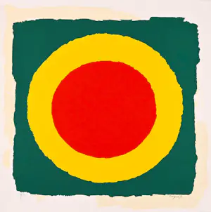 Buy Bram Bogart - Zonder titel (rood/geel/groen)? Bid from 895!