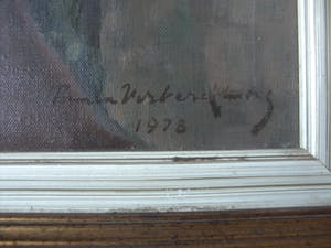 Paula Verberckmoes - Portret van jong meisje op stoel. kopen? Bied vanaf 35!