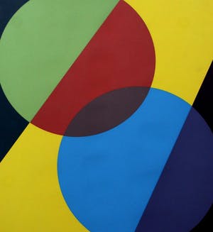 Anne Beothy-Steiner - ingelijste geometrische compositie kopen? Bied vanaf 149!