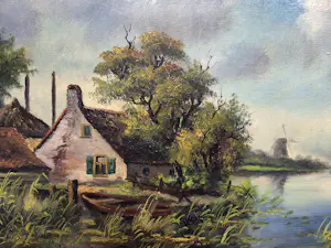 Hero Hette Ros - Hollands Polderlandschap kopen? Bied vanaf 50!