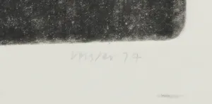 Niet of onleesbaar gesigneerd - Ets, Wall Fragments - Ingelijst kopen? Bied vanaf 1!