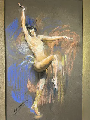 Edmond De Maertelaere - Danseres - gemengde techniek kopen? Bied vanaf 450!