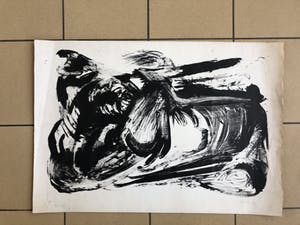 Wessel Couzijn - Pavof zwart wit lithografie kopen? Bied vanaf 60!