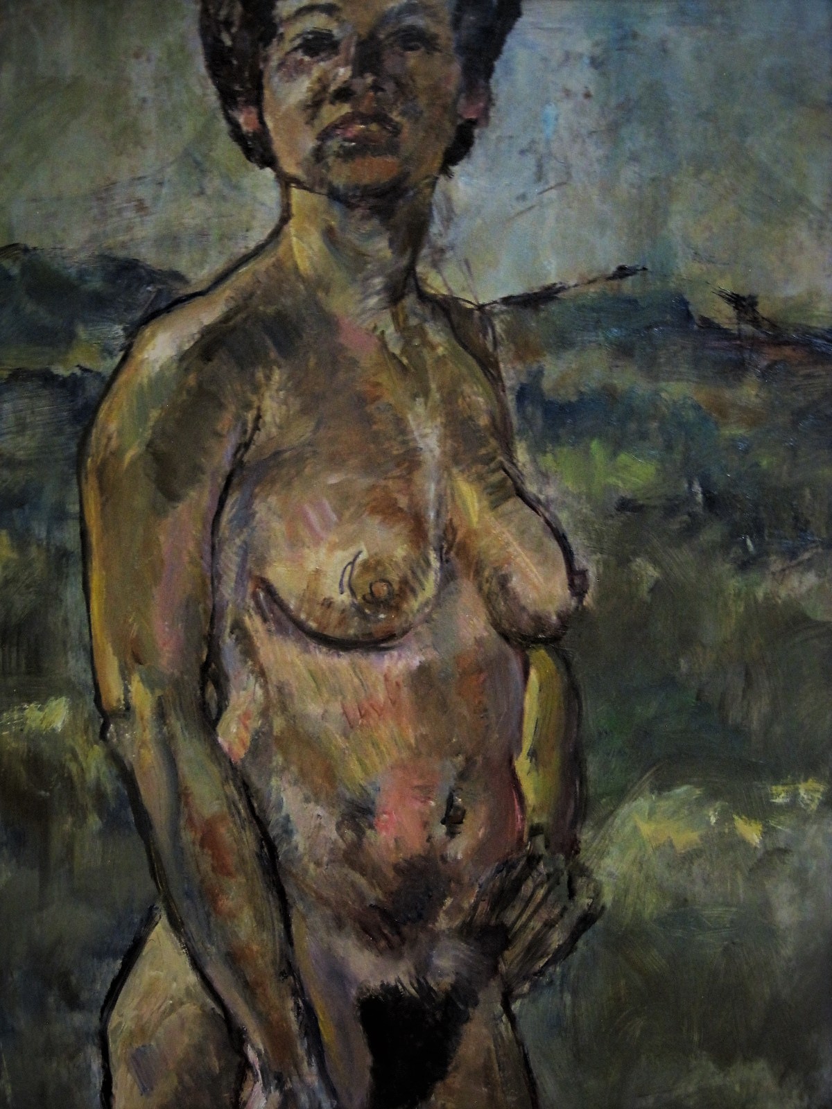 Josef Santen - GROOT impressionistisch olieverf "Naakte vrouw in de Duinen" kopen? Bied vanaf 1!