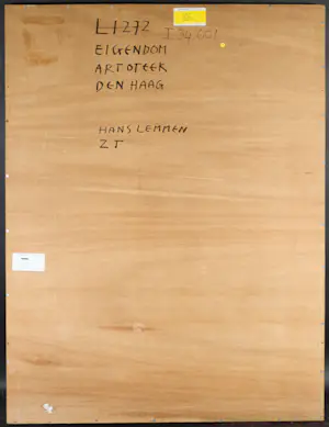 Hans Lemmen - Gemengde techniek op papier, Zonder titel - Ingelijst (Groot) kopen? Bied vanaf 1!