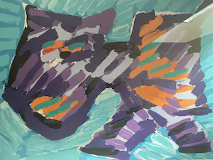 Karel Appel - HAPPY CAT - KLEURLITHOGRAFIE - LITHOGRAPHIE COLORE - 64x82cm - NIEUW INGELIJST kopen? Bied vanaf 250!