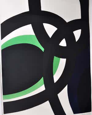 Willem Hussem - Abstract (met opdracht) verkocht voor € 200!