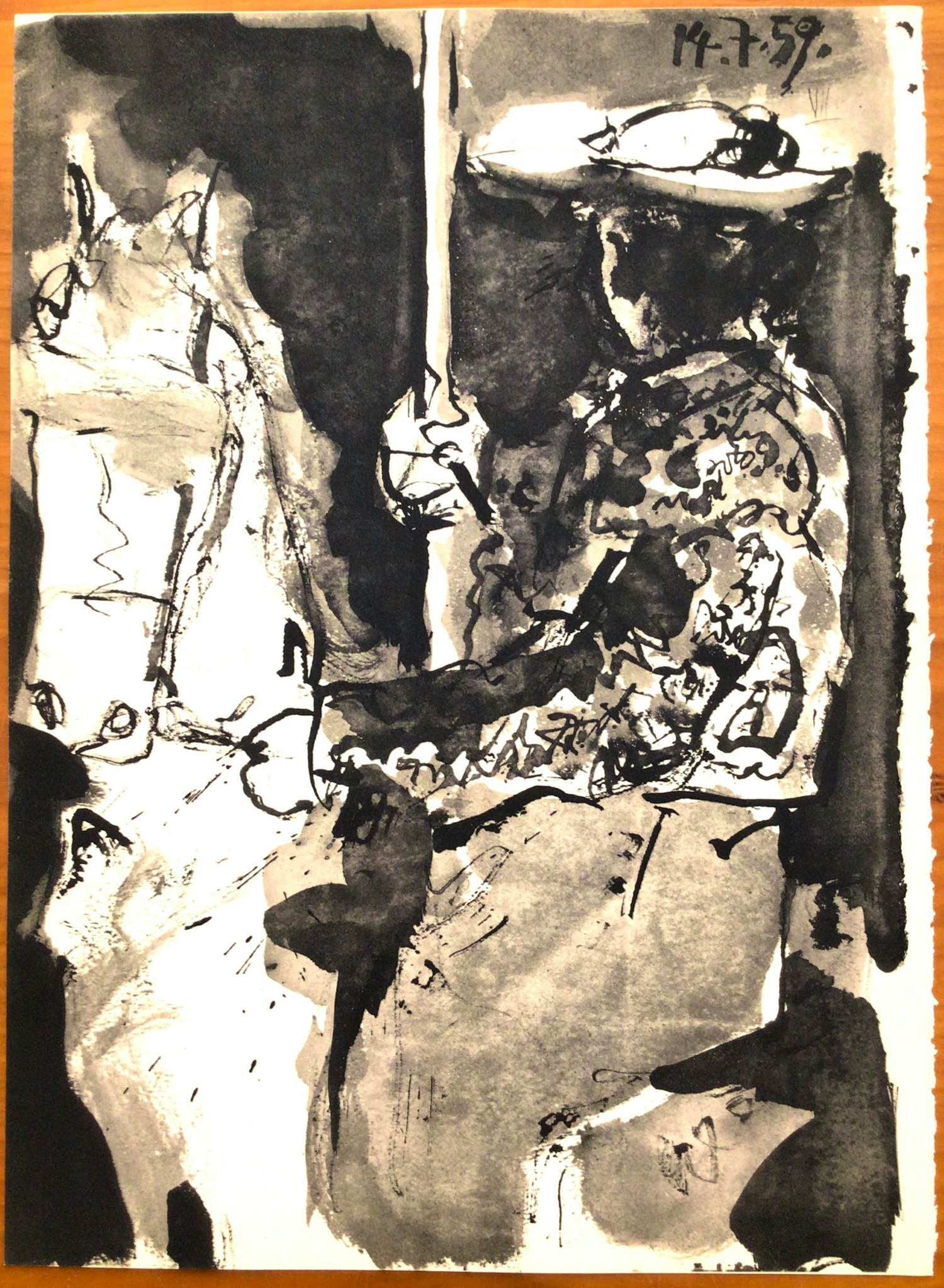 Pablo Picasso - Lithographie - 1959 - From: "Toros y Toreros" - 150 copies - Perfect condition kaufen? Bieten Sie von 110!