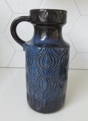 Jasba - Twee grote vintage kruikvazen - model "Amsterdam" en model 1640-28 - Scheurich kopen? Bied vanaf 30!