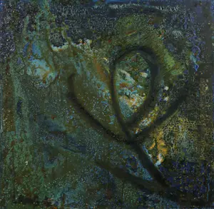 Matt Lamb - Olieverf op doek, Abstracte compositie - Ingelijst kopen? Bied vanaf 700!